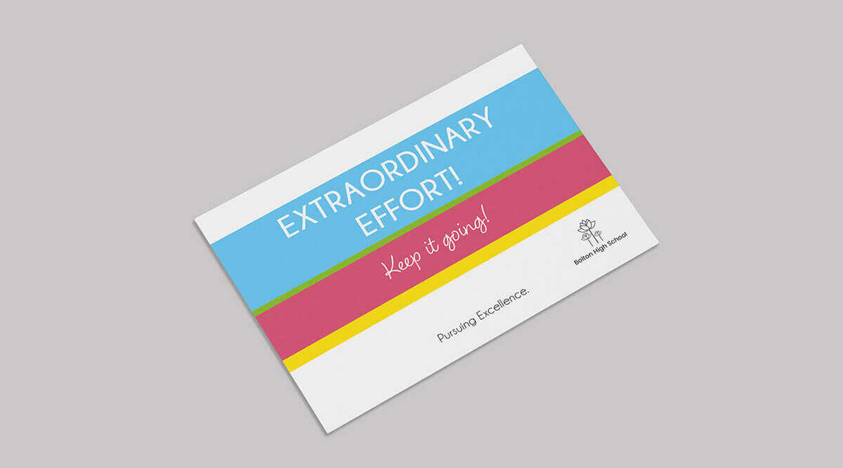 School Encouragement Cards